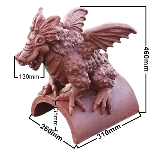 dragon roof tile finial