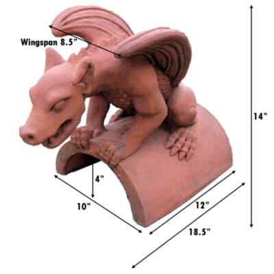 dragon roof tile finial
