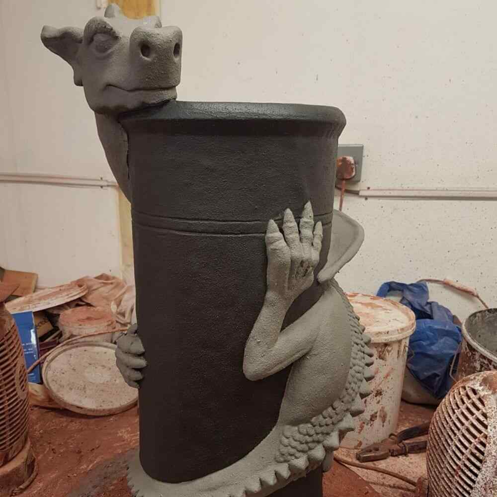 special_two_tone_dragon_planter_chimneey_pot